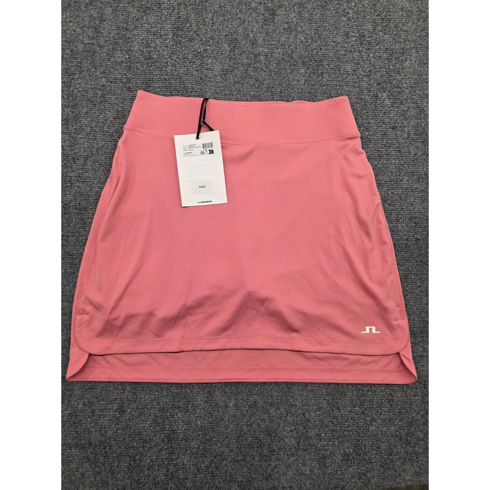 J Lindeberg Ladies Amy Golf Tennis Skirt Skorts Flamingo‎ Pink Size Small - NEW
